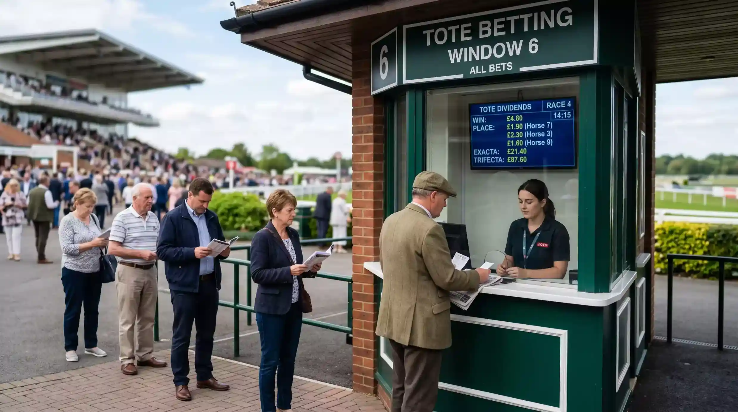 Tote pool betting screen showing Placepot and Jackpot options