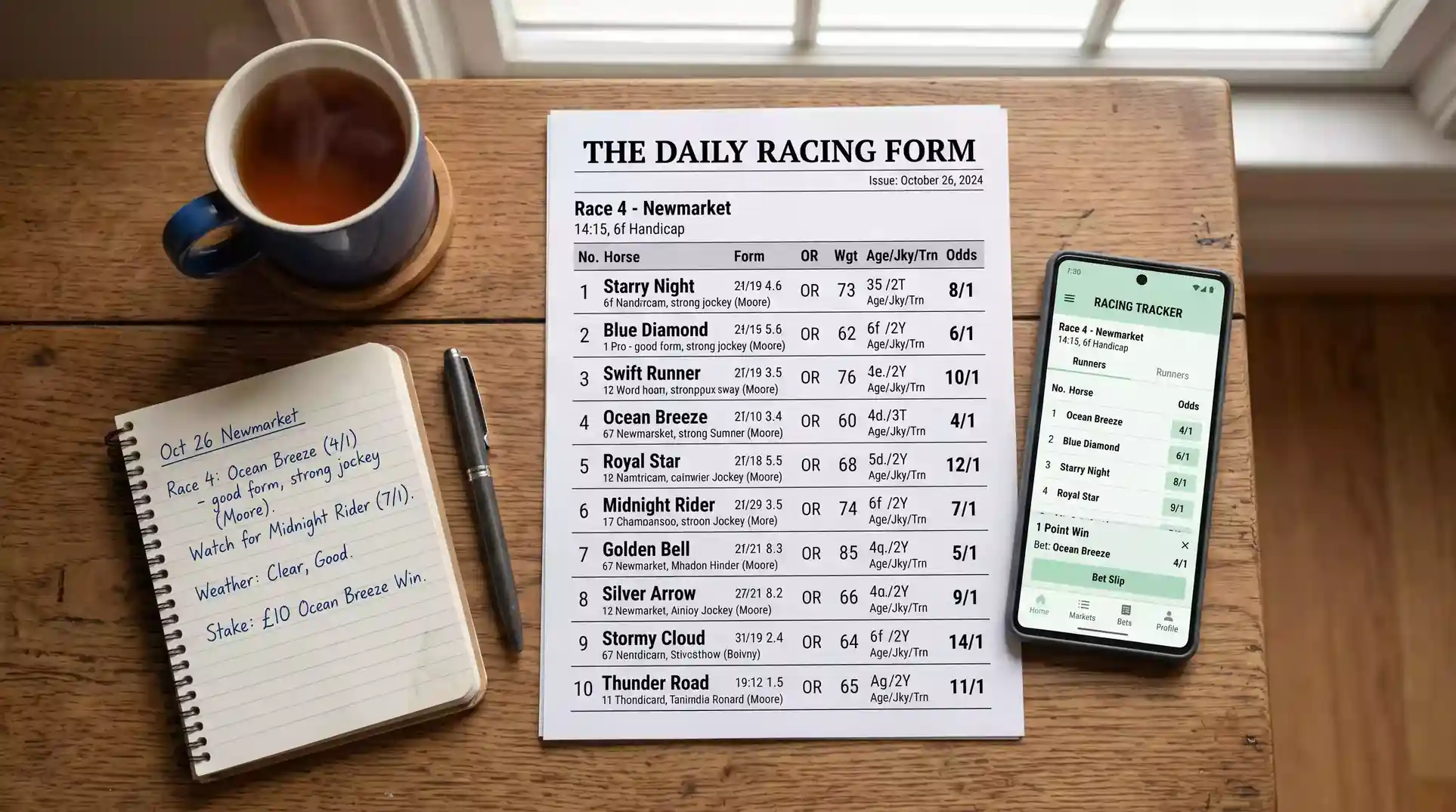 Comparison of UK horse racing bookmaker features and racing coverage
